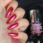 Buy DeBelle Gel Nail Lacquer Antares (Deep Maroon Pearl) - (8 ml) - Purplle