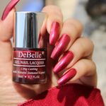 Buy DeBelle Gel Nail Lacquer Antares (Deep Maroon Pearl) - (8 ml) - Purplle