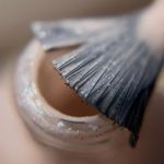 Buy DeBelle Gel Nail Lacquer Aries (Light Dusty Pink Glitter) - (8 ml) - Purplle