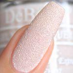 Buy DeBelle Gel Nail Lacquer Aries (Light Dusty Pink Glitter) - (8 ml) - Purplle