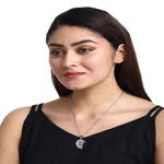 Buy Crunchy Fashion Heart Shaped Couple Pendant Necklace - Purplle