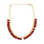 Buy Crunchy Fashion Gold Plated Jewellery Pearl Necklace set - Purplle