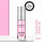 Buy Asfa Halal Nail Polish, Matte , Garden Pink 19, (7 ml) - Purplle