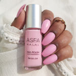 Buy Asfa Halal Nail Polish, Matte , Garden Pink 19, (7 ml) - Purplle