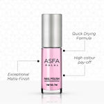 Buy Asfa Halal Nail Polish, Matte , Garden Pink 19, (7 ml) - Purplle