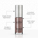 Buy Asfa Halal Nail Polish, Creame Matte , Fade Nude 023, (7 ml) - Purplle