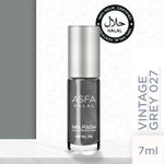 Buy Asfa Halal Nail Polish, Creame Matte , Vintage Grey 027, (7 ml) - Purplle