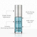 Buy Asfa Halal Nail Polish, Sugar Effect , Mystical Blue 3, (7 ml) - Purplle