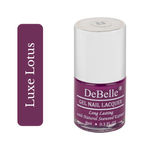 Buy DeBelle Gel Nail Lacquer Glossy Luxe Lotus - Dark Purple, (8 ml) - Purplle