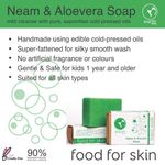 Buy earthBaby Handmade Neem & Aloevera Soap for kids above 1 year, 100g (pack of 3) - Purplle