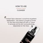 Buy SANCTUS Instant Face Cleanser - Waterless Face Wash (New Anti-Bacterial Formula) - Just Spray and Wipe for Cleaner, Smoother, Brighter, Healthy Face (125 g) - Purplle