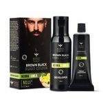 Buy Bombay Shaving Company Beard Colour For Men (Brown Black) with Henna & Amla | Ammonia & Sulphate Free | Made in India - 60ml - Purplle