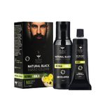 Buy Bombay Shaving Company Beard Colour For Men (Natural Black) with Henna & Amla | Ammonia & Sulphate Free | Made in India - 60ml - Purplle