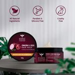 Buy Bombay Shaving Company Onion & Egg Hair Mask (100g) | Hair fall and Breakage Control - Purplle