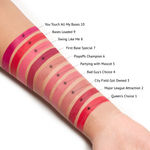Buy NY Bae Mets Matte Lip Crayon | Satin Texture | Pink | Enriched with Vitamin E - Danger Strike Zone 27 (2.8 g) - Purplle