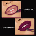 Buy Purplle Lip Crayon, Purple, Matte Mate - From Sharing To Caring 2 (2.8 g) - Purplle