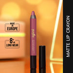 Buy Purplle Lip Crayon, Matte Mate, Maroon - From This to That 9 (2.8 g) - Purplle