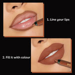 Buy Purplle Lip Crayon, Matte Mate, Brown - From Why to Why Not 10 (2.8 g) - Purplle