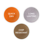Buy Eylina Ultra HD Nail Polish - NPF90 - Gold Chrome - Purplle
