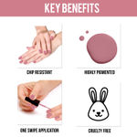 Buy NY Bae Creme Nail Enamel - Pepperoni Pizza 5 (6 ml) | Pink | Smooth Creamy Finish | Rich Colour Payoff | Chip Resistant | Quick Drying | One Swipe Application | Vegan | Cruelty & Lead Free | Non-Toxic - Purplle