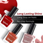 Buy FACES CANADA Ultime Pro Splash Nail Enamel - Cherry Red 110 (8ml) | Quick Drying | Glossy Finish | Long Lasting | No Chip Formula | High Shine Nail Polish For Women | No Harmful Chemicals - Purplle