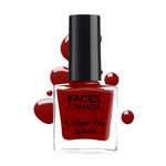 Buy FACES CANADA Ultime Pro Splash Nail Enamel - Scarlet 115 (8ml) | Quick Drying | Glossy Finish | Long Lasting | No Chip Formula | High Shine Nail Polish For Women | No Harmful Chemicals - Purplle