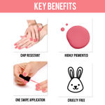 Buy NY Bae Gel Nail Lacquer - Thousands Island Dressing 9 (6 ml) | Light Pink | Luxe Gel Finish | Highly Pigmented | Chip Resistant | Long lasting | Full Coverage | Streak-free Application | Cruelty Free | Non-Toxic - Purplle