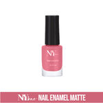 Buy NY Bae Matte Nail Enamel - Gin Fuzz 16 (6 ml) | Pink | Luxe Matte Finish | Highly Pigmented | Chip Resistant | Long lasting | Full Coverage | Streak-free Application | Vegan | Cruelty Free | Non-Toxic - Purplle