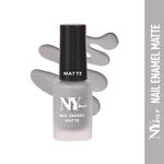 Buy NY Bae Matte Nail Enamel - Take Out Soup 18 (6 ml) | Grey |Rich Pigment | Chip-proof | Long lasting | Full Coverage | Cruelty Free - Purplle