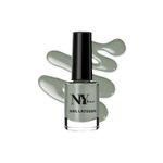 Buy NY Bae Creme Nail Enamel - Oysters & Pearls 10 (6 ml) | Grey | Rich Pigment | Chip-proof | Long lasting | Quick Drying | Cruelty Free - Purplle