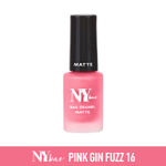 Buy NY Bae Matte Nail Enamel - Gin Fuzz 16 (6 ml) | Pink | Luxe Matte Finish | Highly Pigmented | Chip Resistant | Long lasting | Full Coverage | Streak-free Application | Vegan | Cruelty Free | Non-Toxic - Purplle