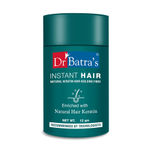 Buy Dr.Batra`s Instant Hair Natural keratin Hair Building Fibre Black - 12 gm - Purplle