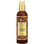 Buy Oriental Botanics Organic Extra Virgin Olive oil 200ml for Hair and Skin Care - With Comb Applicator - Pure Oil with No Mineral Oil, Silicones - Purplle