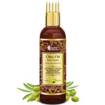 Buy Oriental Botanics Organic Extra Virgin Olive oil 200ml for Hair and Skin Care - With Comb Applicator - Pure Oil with No Mineral Oil, Silicones - Purplle