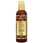 Buy Oriental Botanics Bhringraj & Amla Hair Oil With Comb Applicator, 200ml - Promotes Healthy, Voluminous & Smooth Hair - Purplle