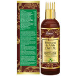 Buy Oriental Botanics Bhringraj & Amla Hair Oil With Comb Applicator, 200ml - Promotes Healthy, Voluminous & Smooth Hair - Purplle