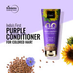 Buy St.Botanica GO Colored Purple Hair Conditioner - With Linseed, Purple Mica, Sunflower Oil, No SLS / Sulphate, Paraben, Silicones, Colors, 200 ml - Purplle