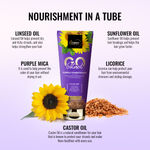 Buy St.Botanica GO Colored Purple Hair Conditioner - With Linseed, Purple Mica, Sunflower Oil, No SLS / Sulphate, Paraben, Silicones, Colors, 200 ml - Purplle