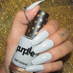 Buy Purplle Nail Lacquer, White, Creme - High On Cupcakes 15 | High Shine | Quick Drying | Consistent Shade | One-swipe Application (9 ml) - Purplle