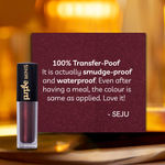 Buy Purplle Ultra HD Matte Mini Liquid Lipstick, Maroon - My First Photoshoot 26 | Highly Pigmented | Non-drying | Long Lasting | Easy Application | Water Resistant | Transferproof | Smudgeproof (1.6 ml) - Purplle
