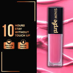 Buy Purplle Ultra HD Matte Mini Liquid Lipstick, Pink - My First Coverup Story 1 | Highly Pigmented | Non-drying | Long Lasting | Easy Application | Water Resistant | Transferproof | Smudgeproof (1.6 ml) - Purplle