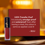 Buy Purplle Ultra HD Matte Mini Liquid Lipstick, Red - My First Hook-up 11 | Highly Pigmented | Non-drying | Long Lasting | Easy Application | Water Resistant | Transferproof | Smudgeproof (1.6 ml) - Purplle