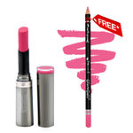 Buy Buy Glamgals Hollywood-U.S.A Creme Matte Lipstick Barbie Pink 3 Gm & Get Lip Liner Pencil Free "- LIPSTICK111-LL08 - Purplle