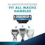 Buy Gillette Mach 3 Shaving Blades- Pack of 16 (cartridges) - Purplle