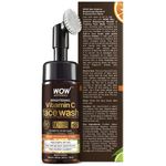 Buy WOW Skin Science Brightening Vitamin C Foaming Face Wash With Built-In Face Brush (150 ml) - Purplle