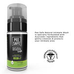 Buy Pee Safe Men's Wash 100ml & Intimate Wipes, pH Balance (Pack of 10 Wipes) - Purplle