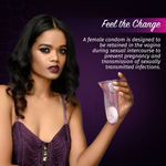 Buy Pee Safe Domina Female Condom - Count 4 | With 4 Disposable bags - Purplle