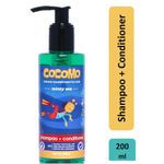 Buy Cocomo Natural Neem & Tea Tree Oil Kids Shampoo & Conditioner, Minty Fragrance, Reduces Hair Fall & Dandruff | Minty Sea 200ml (Age: 4+) - Purplle