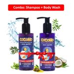 Buy Cocomo Moon Sparkle Shampoo + Body Wash 400 ml - Purplle