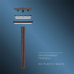 Buy Bombay Shaving Company Silver Metal Precision Safety Razor | 5 Feather Blades Free | Stainless Steel 400 gm - Purplle